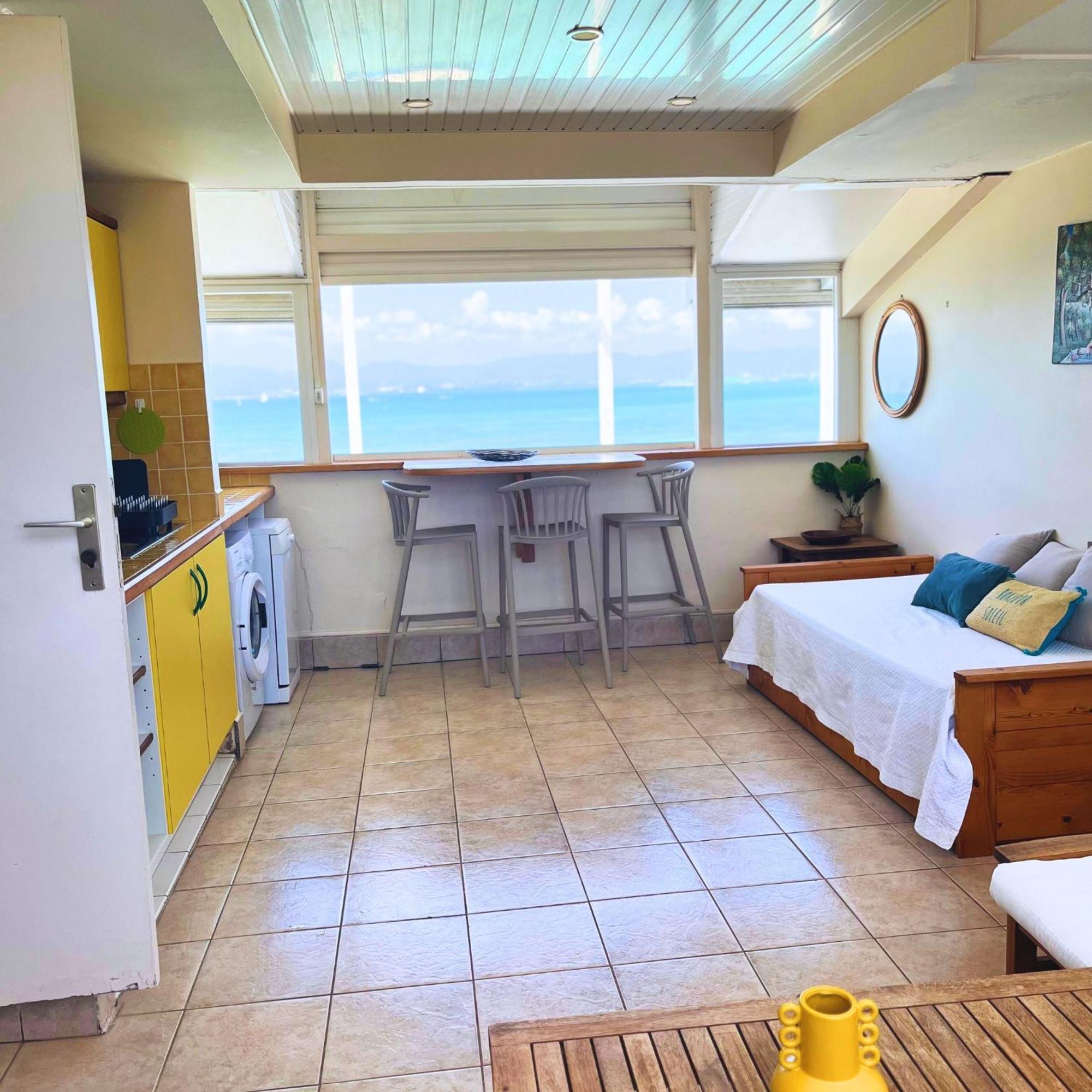 Appartement Les Yuccas, Vue Sur La Mer Et Les Montagnes 哥西尔 外观 照片